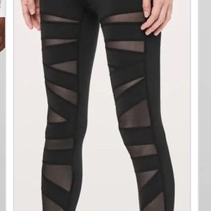 Lululemon Mesh Cutout Leggings